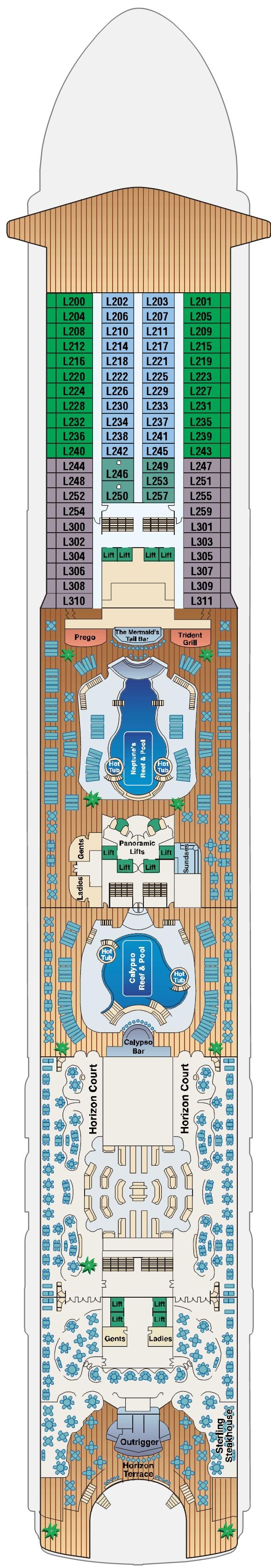 Deck 14 - Lido