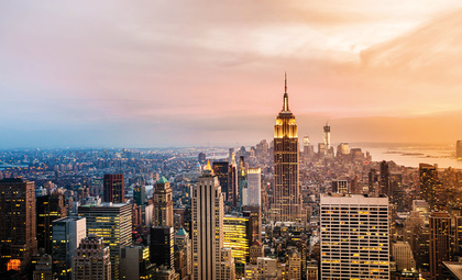 Uitzicht over New York