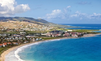 De kust van St. Kitts