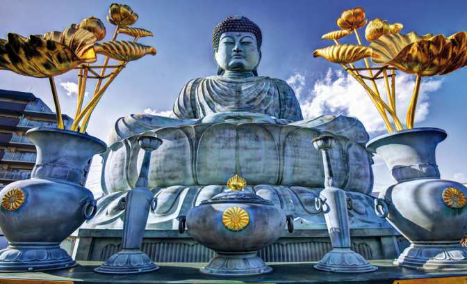 Een boeddhistische god