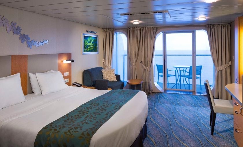 Royal Caribbean buitenhut met balkon D5