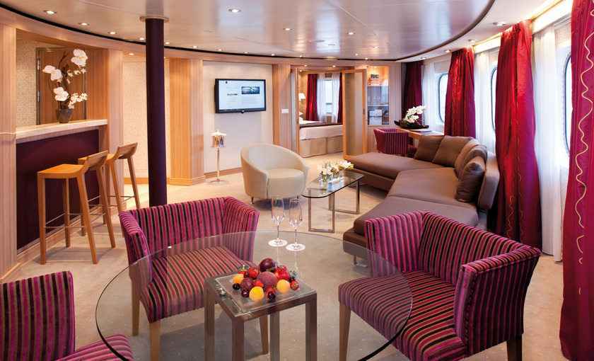 Owners suite sojourn schip seabourn