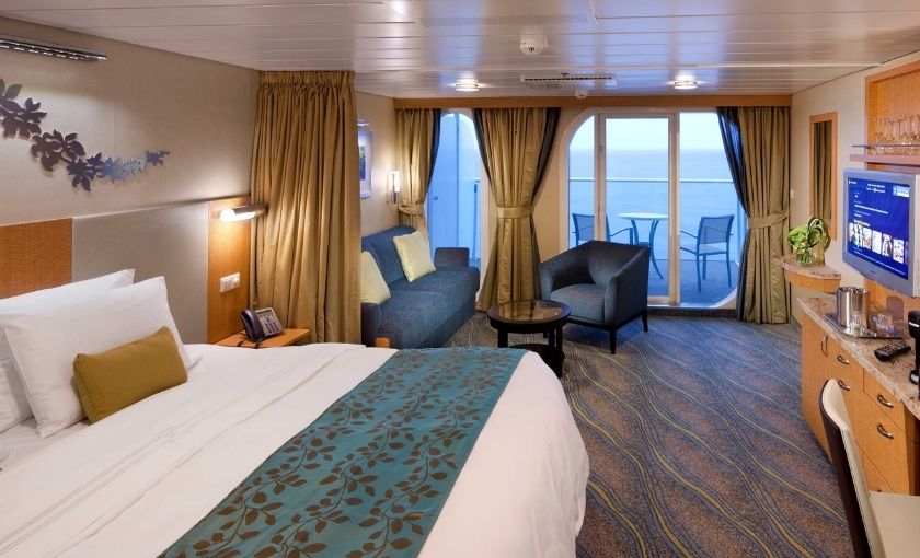 Royal Caribbean buitenhut met balkon XN