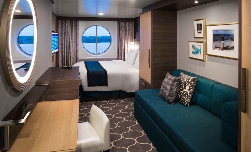 Royal Caribbean buitenhut zonder balkon 1K