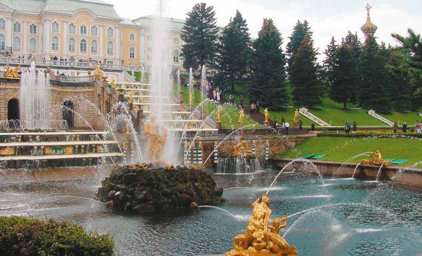 Paleizencomplex in Peterhof