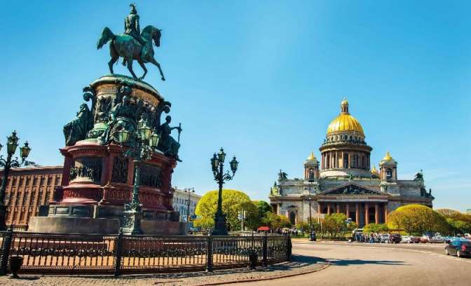 St. Isaacs kathedraal in Rusland