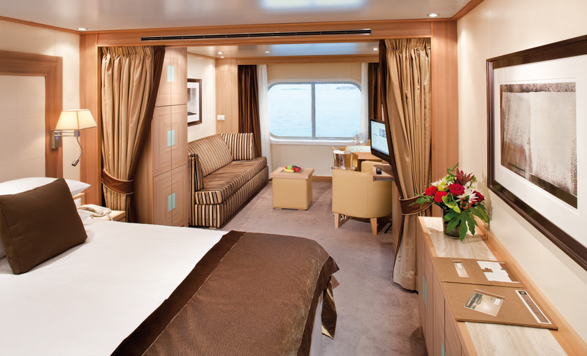 Buitenhut op Seabourn Quest