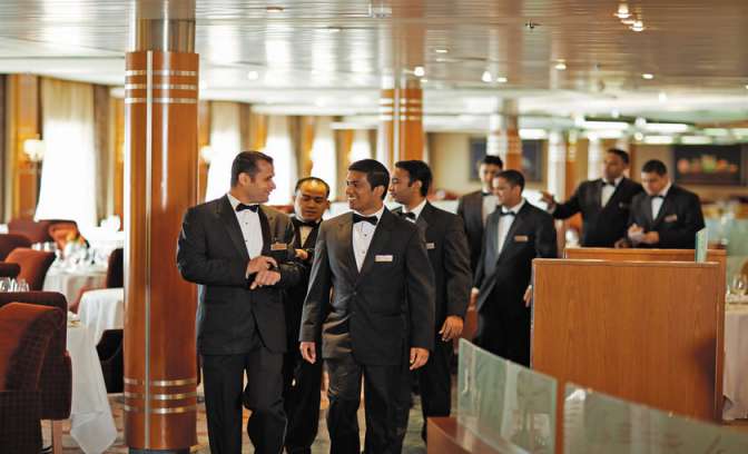 Butlerservice van Regent Seven Seas