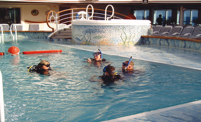 Een duikles op de Caribbean Princess van Princess Cruises