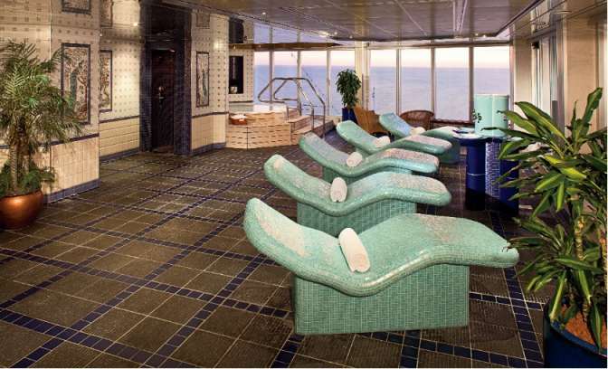Een spa op de MS Rotterdam