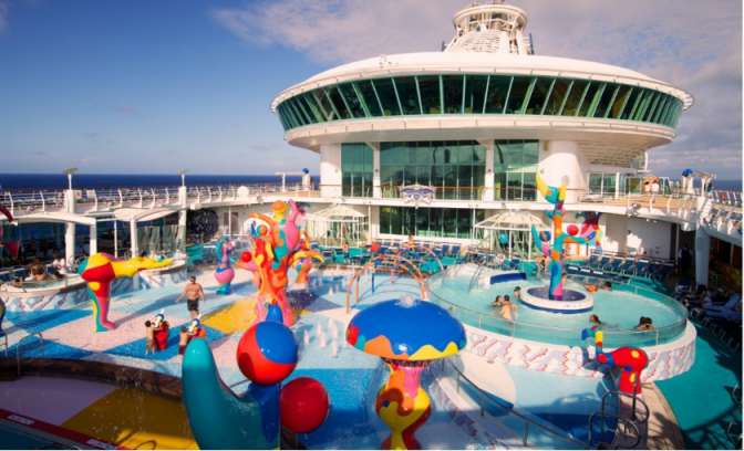 Kinder zwembad op de Freedom of the Seas