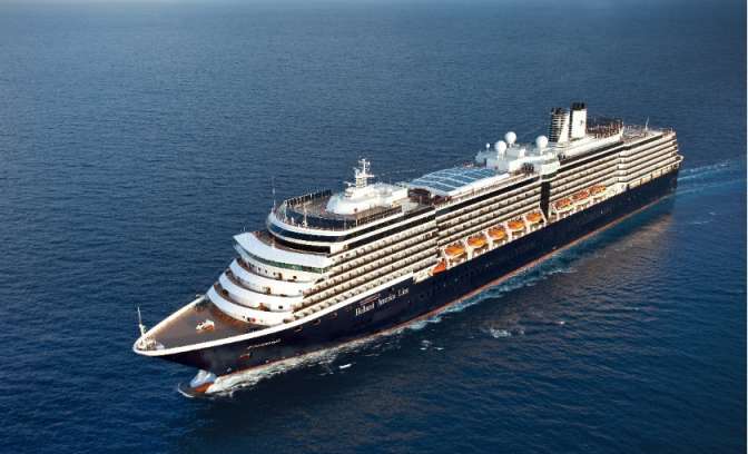 Het volledige schip de MS Zuiderdam van Holland America Line