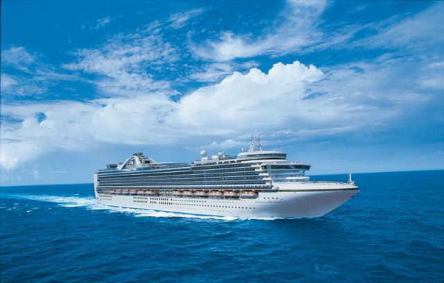 De Emerald Princess van Princess Cruises