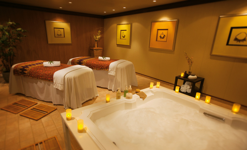 Spa behandelingsruimte op de Norwegian Pearl van NCL