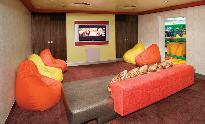 Een kinderbioscoop op de Norwegian Gem van NCL