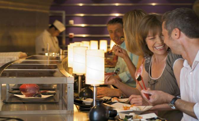 Sushi restaurant op de AIDAdiva