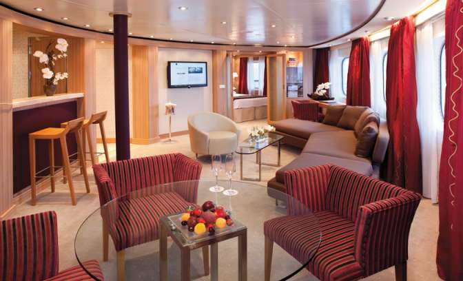 Owners suite van Seabourn Odyssey