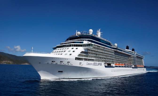 Het volledige schip de Eclipse van Celebrity cruises