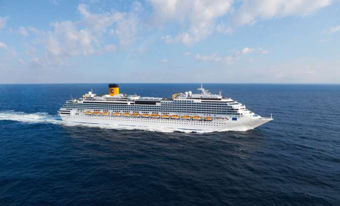 Het schip de Costa Favolosa