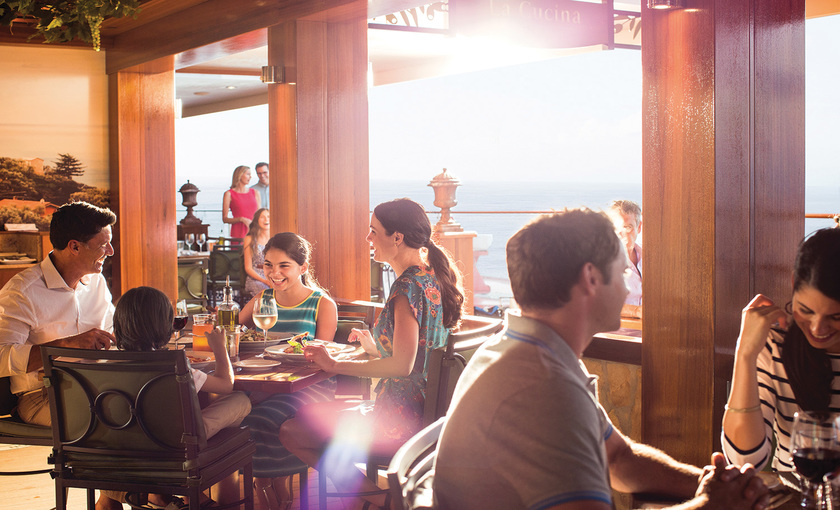 Restaurant La Cucina op de Norwegian Getaway van NCL