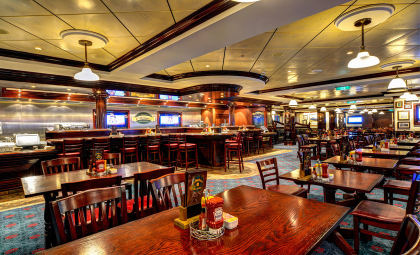 De OSheehans bar en grill op de Norwegian Getaway van NCL