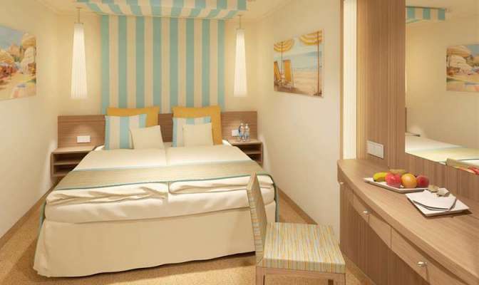 Ruime hut op AIDAprima