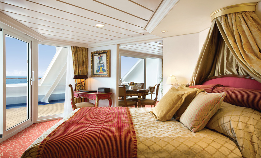 Een owners suite op de Oceania Sirena van Oceania Cruises