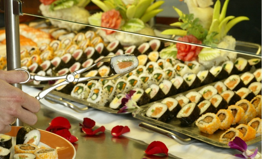 Sushi buffet op de Celebrity Millennium van Celebrity Cruises