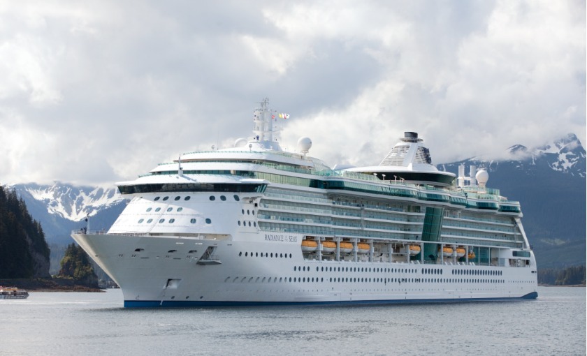 Het volledige schip de Radiance of the Seas