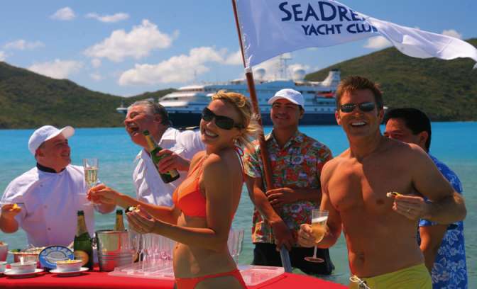 Surf en kaviaar aan boord van luxe rederij Seadream