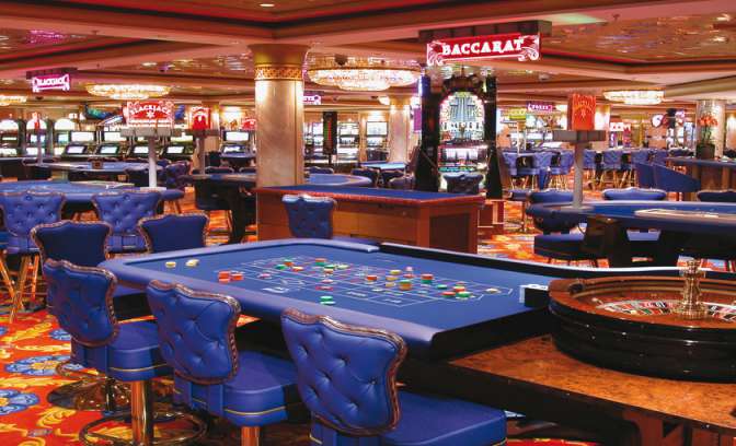 Een casino op de Norwegian Dawn van NCL
