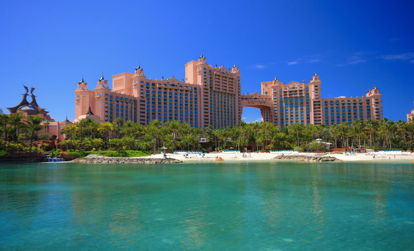 Hotel atlantis op de Bahamas