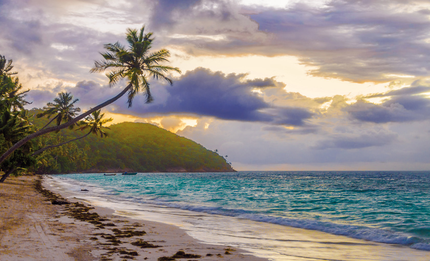 Het strand van Colombia